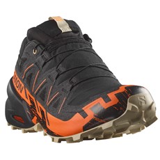 Salomon Mens Speedcross 6 GTX | Black / Shocking Orange