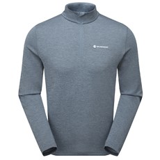 Montane Mens Dart Zip Neck | Stone Blue