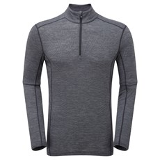 Montane Mens Primino 140 Zip Neck | Black