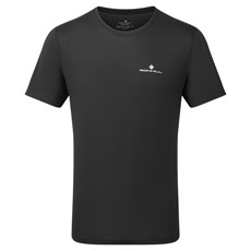 Ron Hill Mens Core SS Tee | Black / Bright White