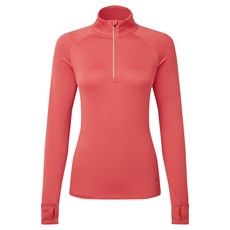 Ron Hill Womens Tech Winter Half Zip | Sumac / Blue Violet
