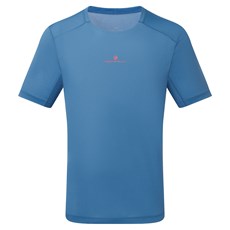 Ron Hill Mens Tech SS Tee | Glacier / Ron Hill Red