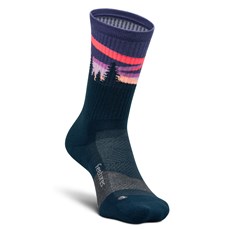 Feetures Trail Max Cushion Mini Crew | Purple Aurora