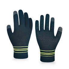Dexshell Ultra Thin WP Glove | Black / Hi Viz