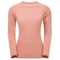 Montane Womens Dart LS Tee | Pink Clay