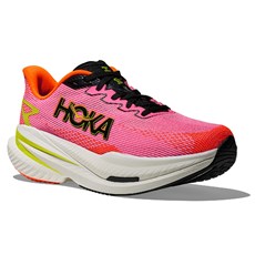 Hoka Womens Mach X 3 | Neon Rose / Neon Tangerine