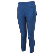Ron Hill Womens Tech Crop Tight | Tidal Raindrops