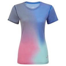 Ron Hill Womens Tech Golden Hour Tee | Exuberance Merge