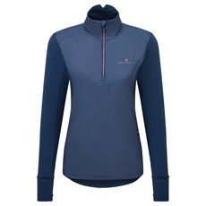 Ron Hill Womens Tech Wind Block HZ | Dark Navy / Dusty Tulip