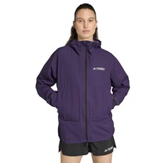Adidas Womens Xperior Light Rain Jacket | Aurora Plum