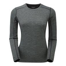 Montane Womens Primino 140 LS Tee | Black