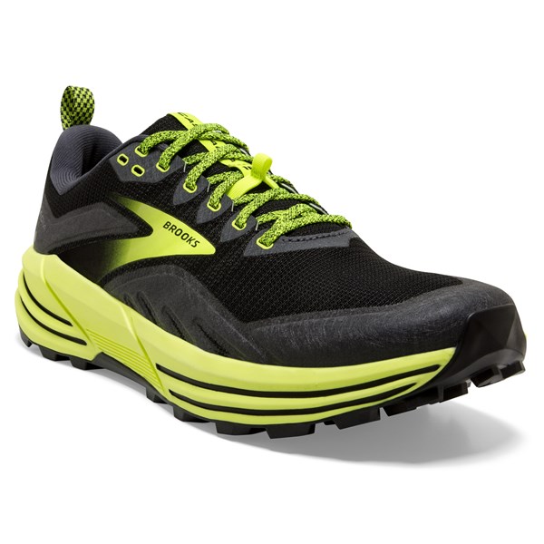 Brooks Mens Cascadia 16 Black / Ebony