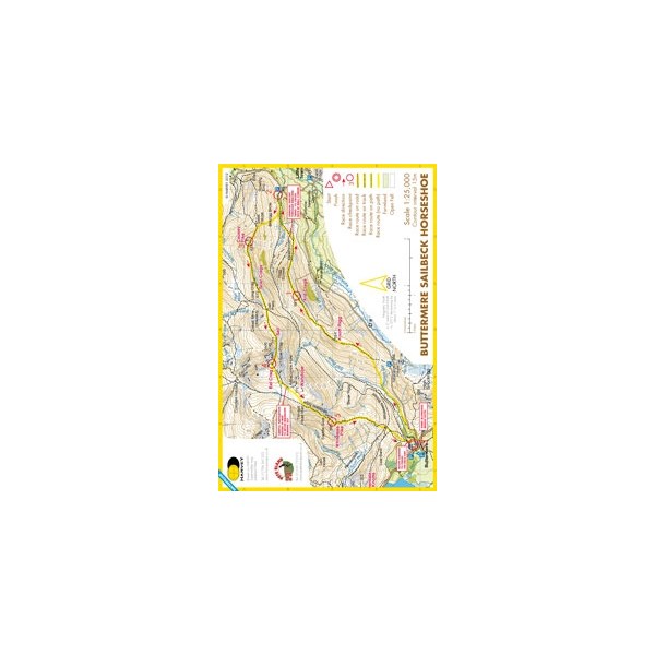 Harvey Buttermere Sailbeck Race Map