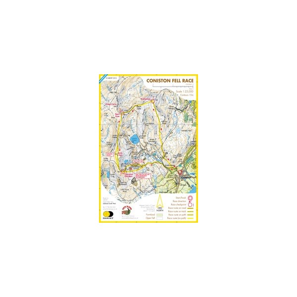 Harvey Coniston Race Map