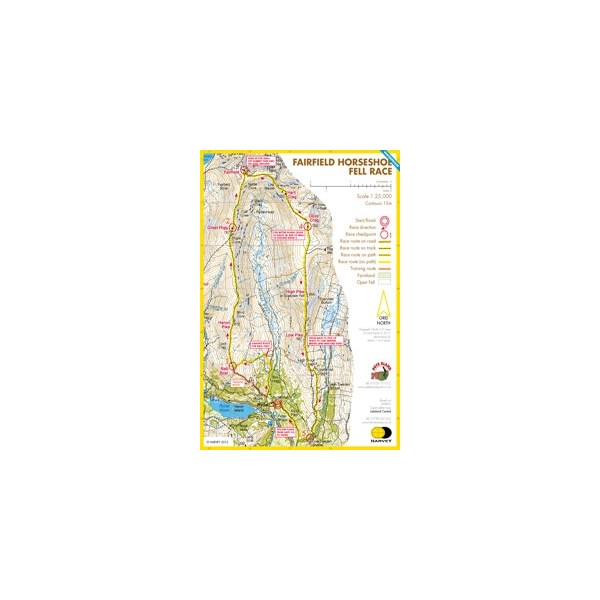 Harvey Fairfield Horseshoe Race Map