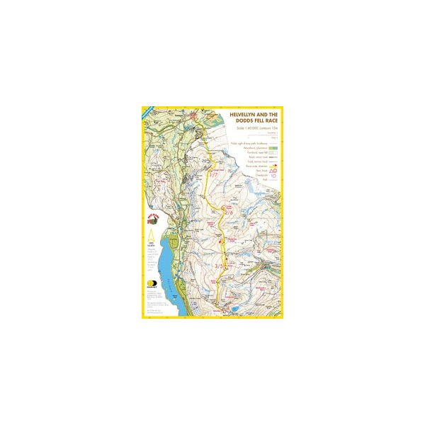 Harvey Helvellyn & The Dodds Race Map