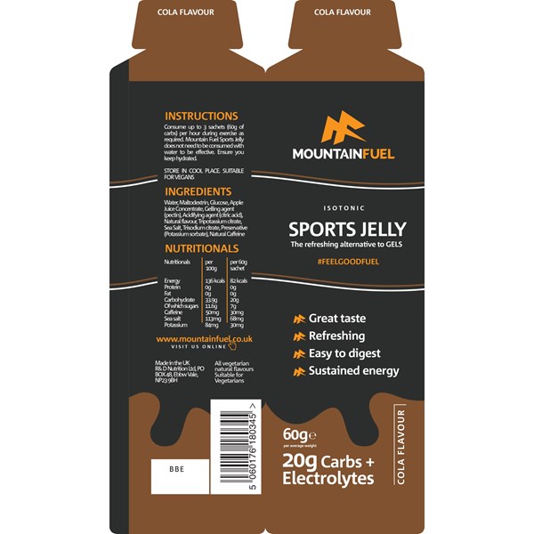 Mountain Fuel Sports Jelly (Cola)