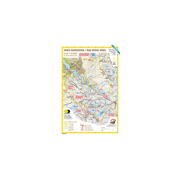 Harvey Peris Horseshoe Race Map