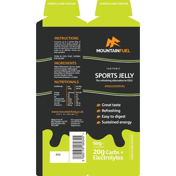 Mountain Fuel Sports Jelly (Lime)