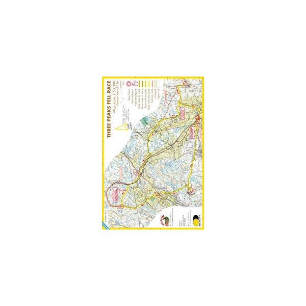 Harvey Three Peaks Race Map