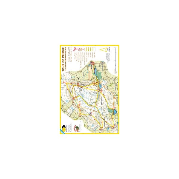 Harvey Tour of Pendle Race Map