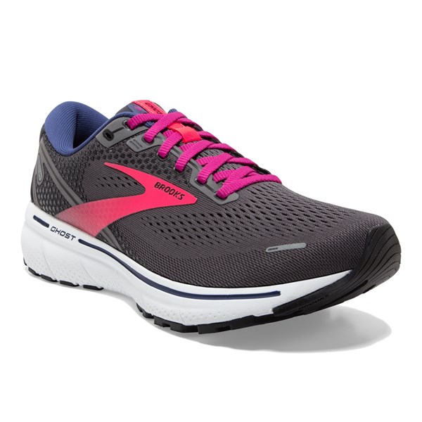 Brooks Womens Ghost 14 Pearl / Black / Pink