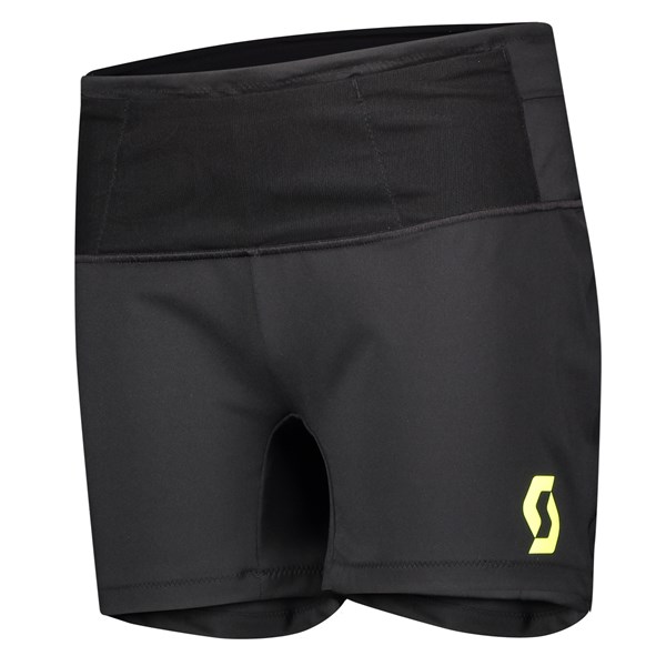 Scott Womens RC Run Short Tight Black Yellow - Main Image
