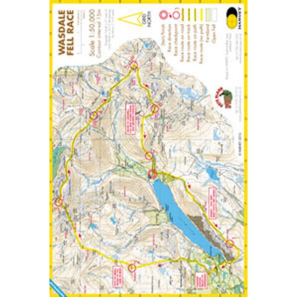 Harvey Wasdale Race Map