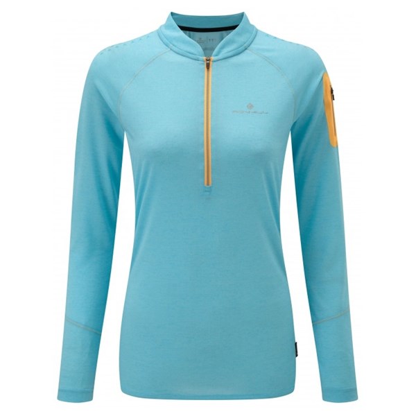 Ron Hill Women's Infinity LS Zip Tee