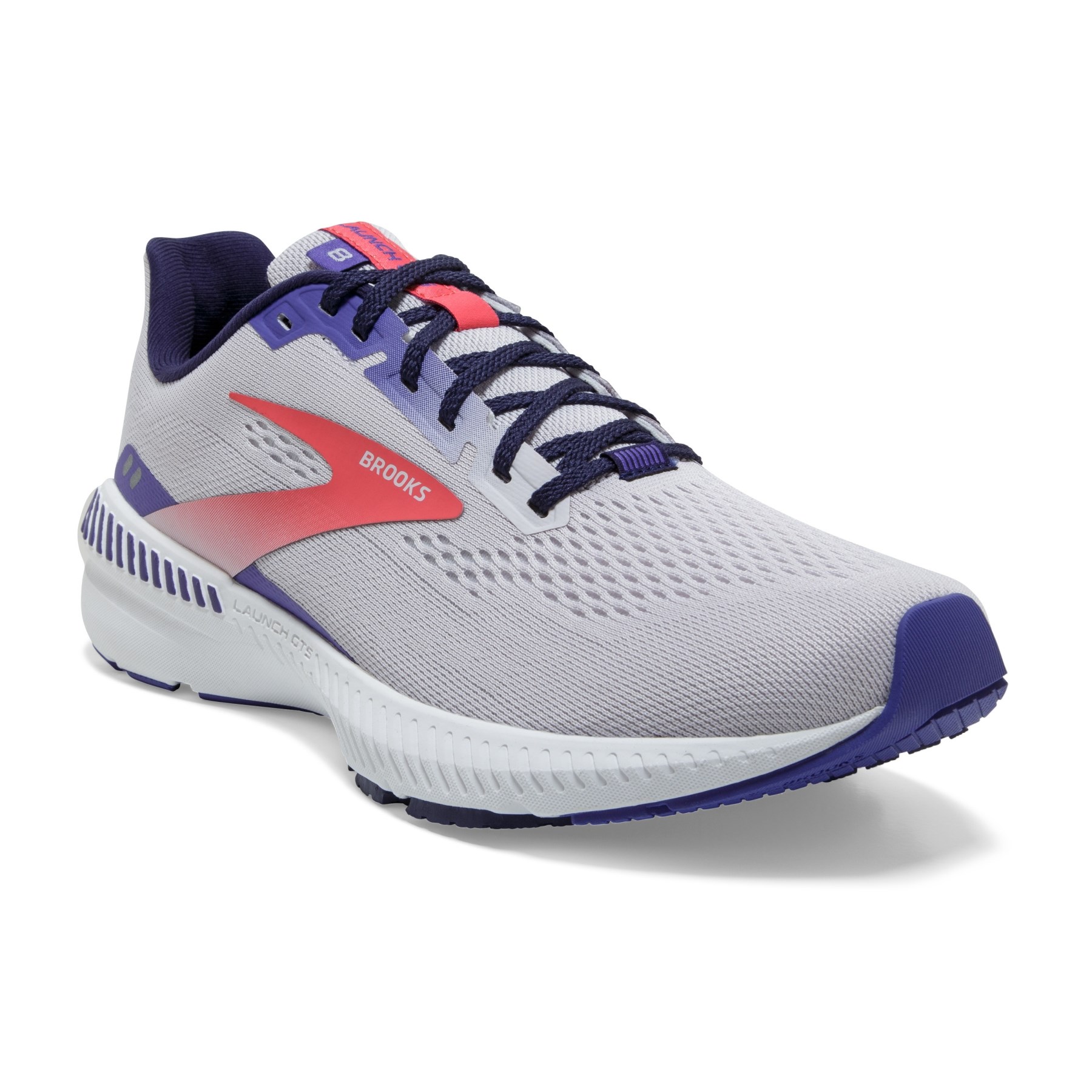 Brooks Womens Launch GTS 8 Lavender / Astral / Coral
