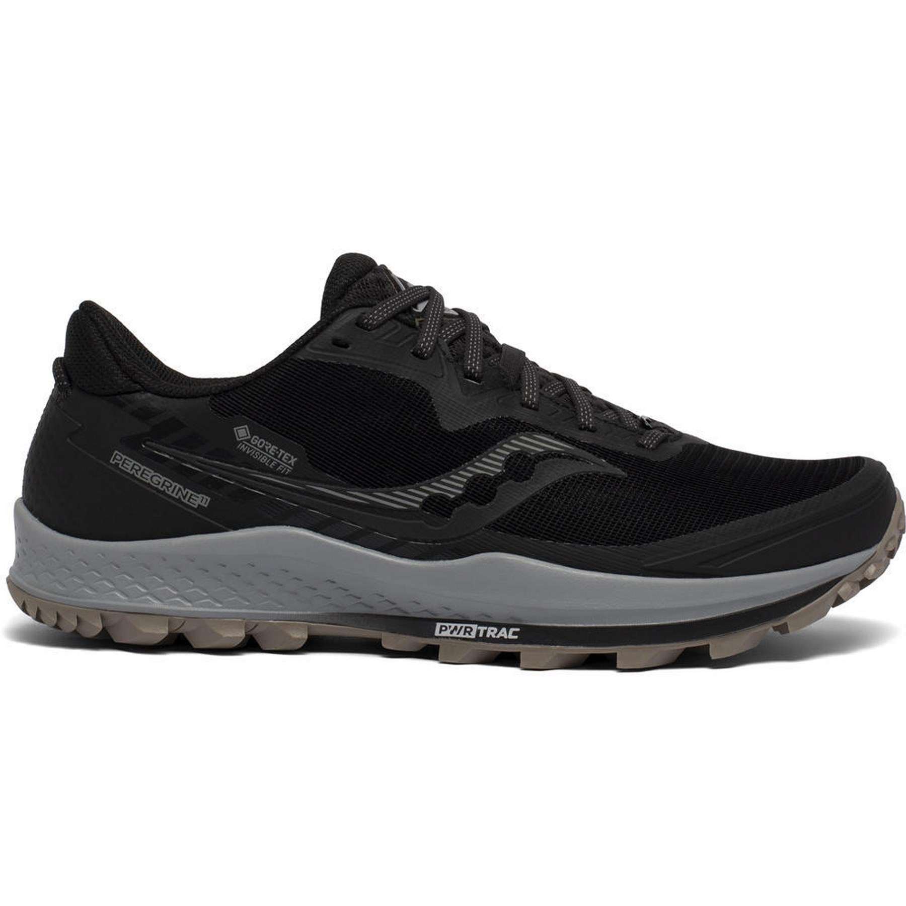 Saucony Men's Peregrine 11 GTX Black / Gravel