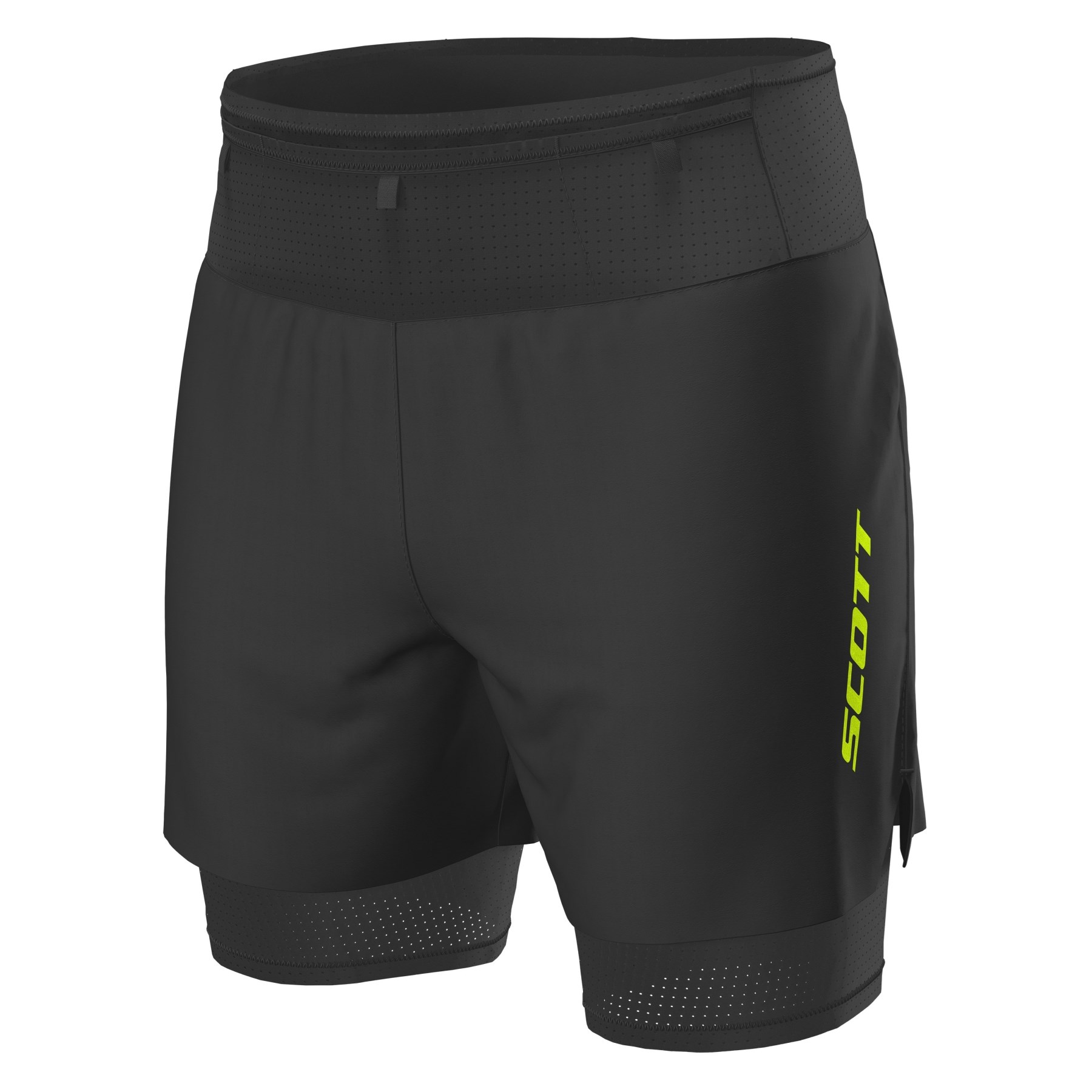 Scott Men's RC Run Hybrid Short Black / Yellow