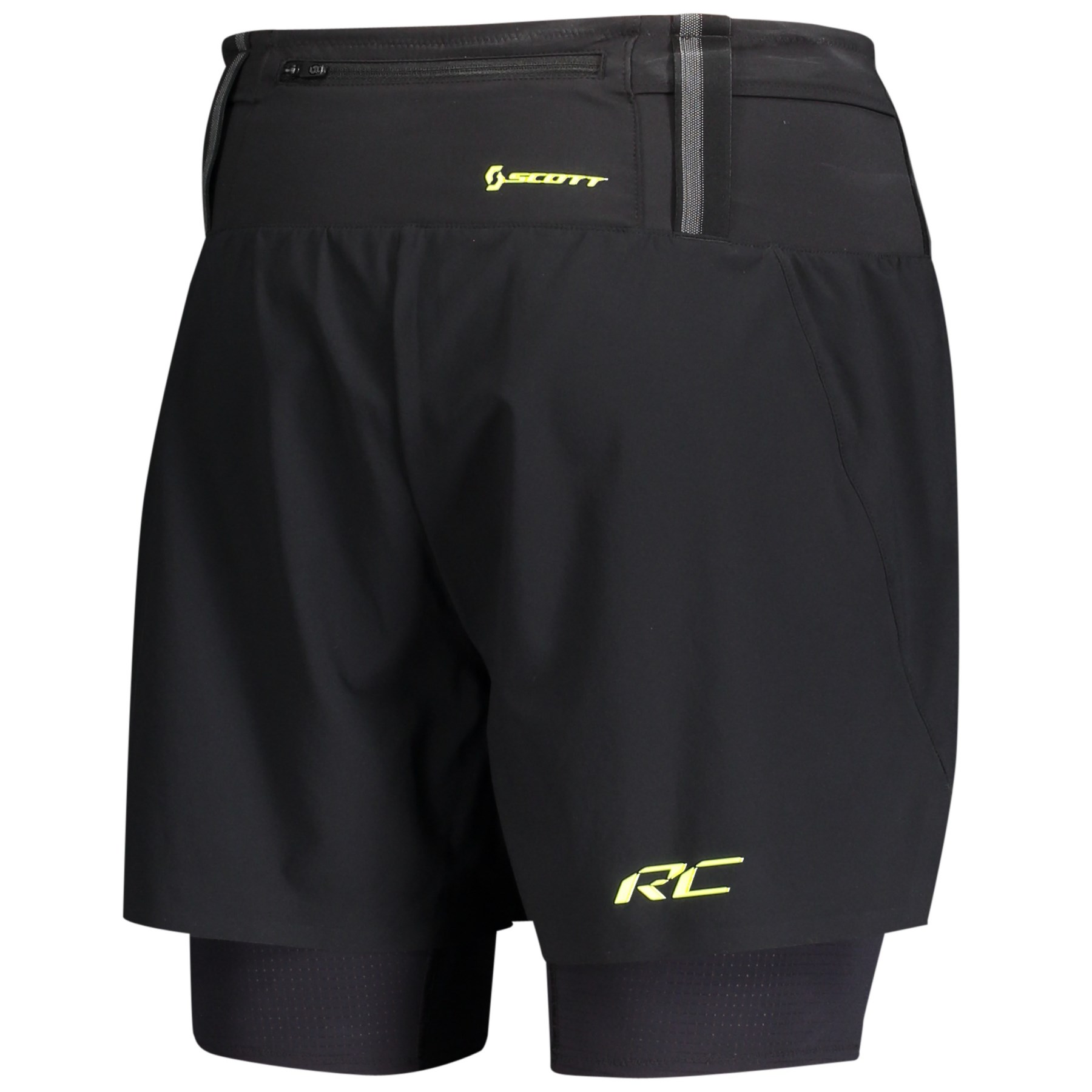 Scott Men's RC Run Hybrid Short Black / Yellow