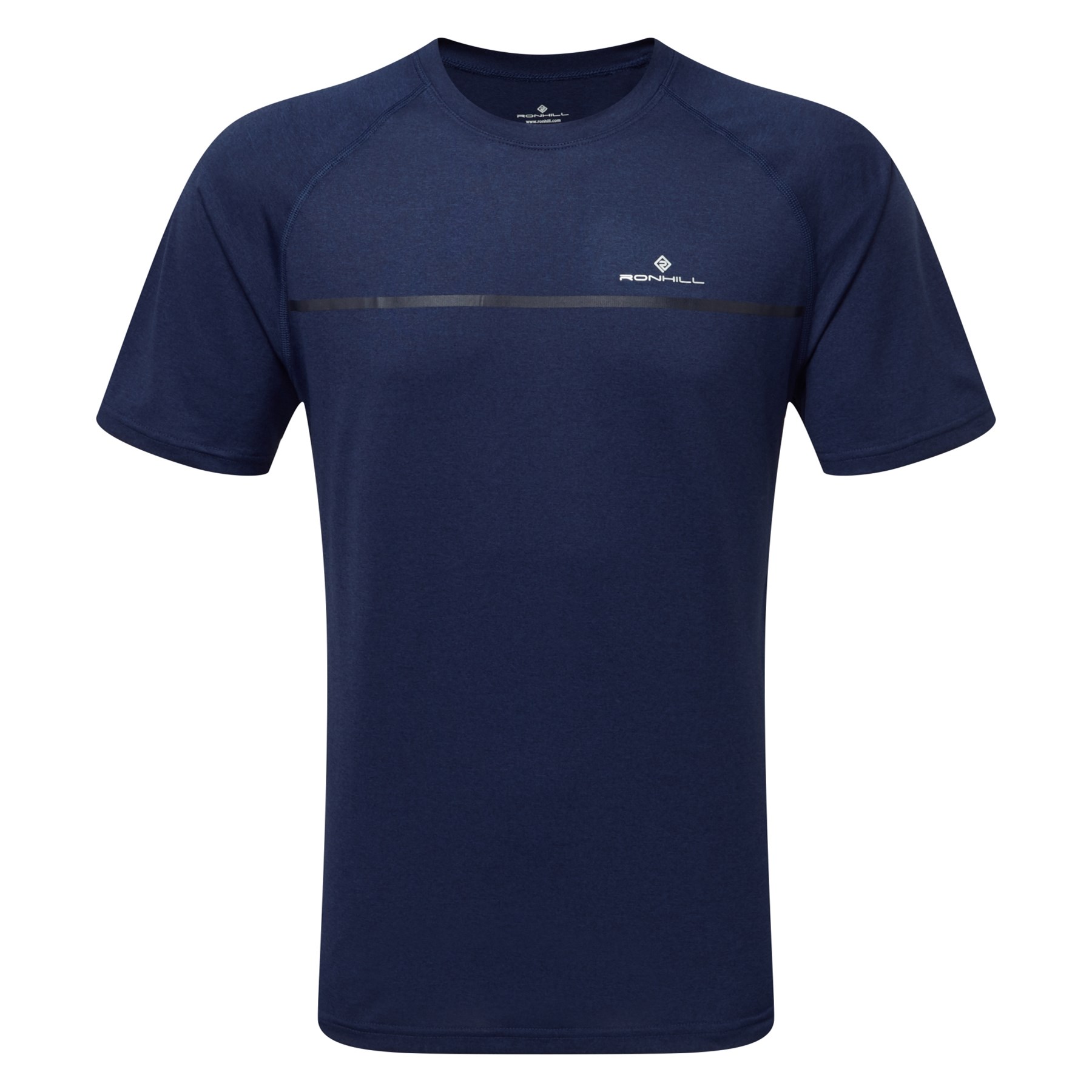 Ron Hill Men's Everyday SS Tee Midnight Blue Marl