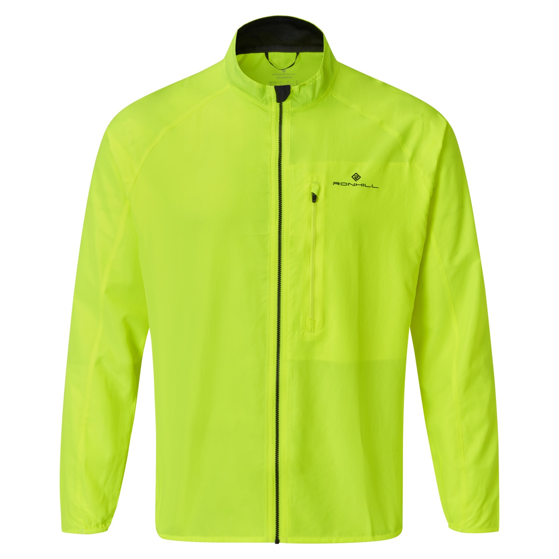 Ron Hill Mens Core Jacket Fluo Yellow / Black