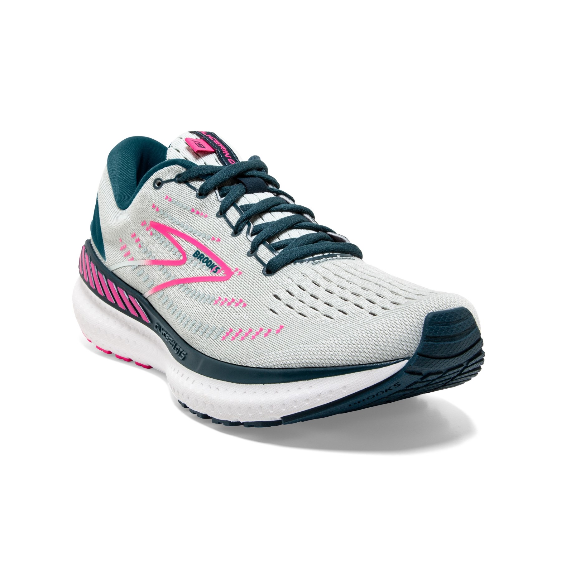 Brooks Womens Glycerin 19 GTS Ice Flow / Navy