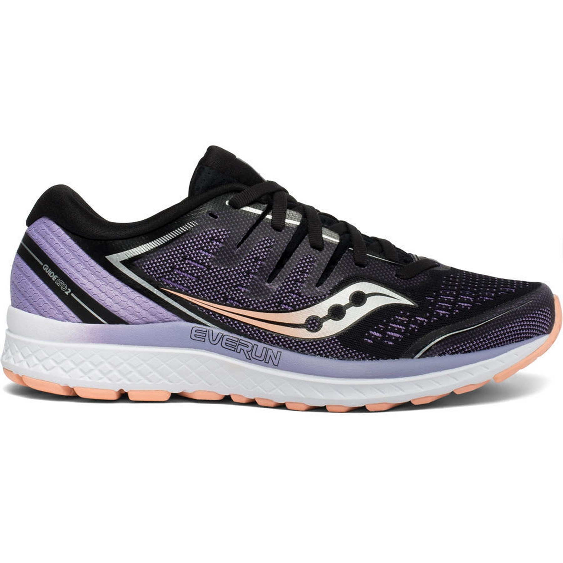 Saucony Women's Guide ISO 2 Black / Purple