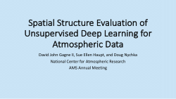 Spatial Structure Evaluation of Unsupervised Deep Learning for ...