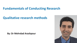 Research methodology- Qualitative data analysis
