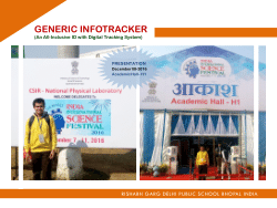 Generic Information Tracker : An All Inclusive ID with Digital Tracking System