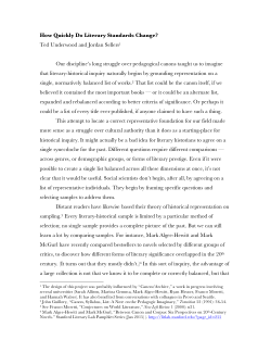 What is literary standards picture