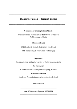 Chapter 1: Figure 3 - Research Outline