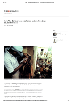 How The Gambia beat trachoma, an infection that causes blindness.pdf