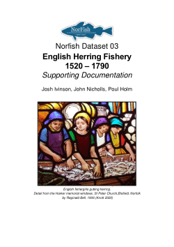 Norfish 03 English Herring Fishery 1520 – 1790