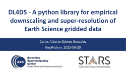 DL4DS - A python library for empirical downscaling and super-resolution ...