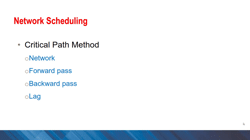 Critical Path Method (CPM) for Project Scheduling Management