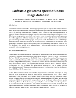 Chákṣu IMAGE: A glaucoma-specific fundus image database