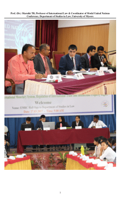 Model United Nations Conference, Mysore