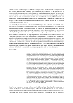 A Imprescritibilidade da Reparação por Danos Ambientais: Uma Análise Jurídica e Intergeneracional