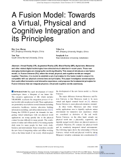 Driving to the future - a perspective of Merging with Virtual world